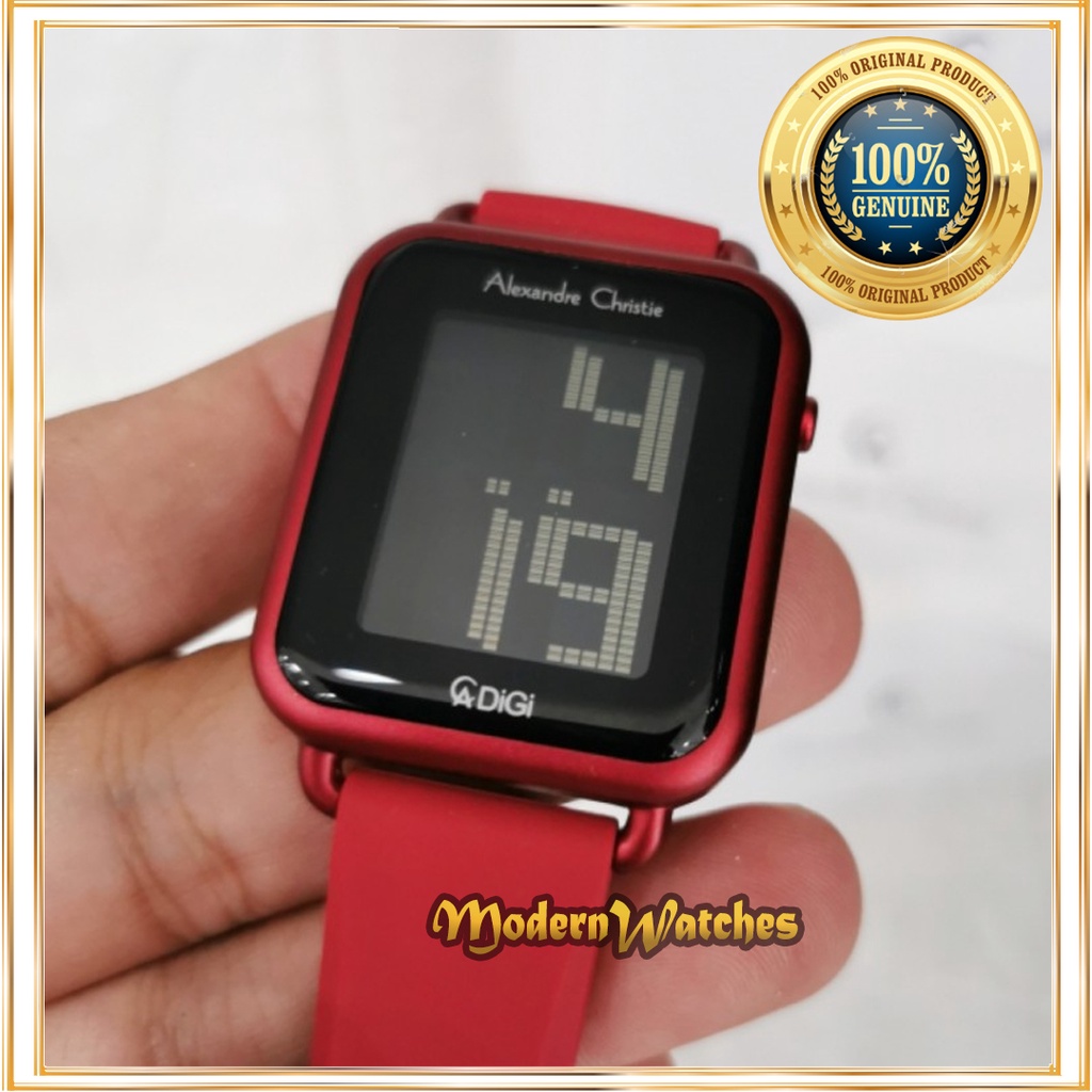 Jam Tangan Ori Alexandre Christie Digital AC 9332 / 9341 Hitam Full Black Terlaris Terbaru Alexander