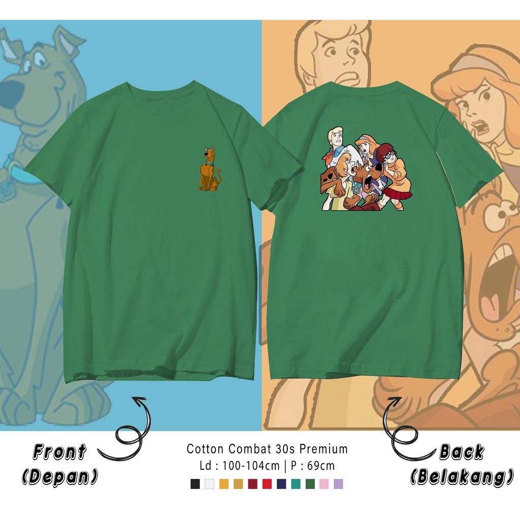 ANJING SCOOBY DOO/ TERMURAH BAJU KAOS  / T-SHIRT / KATUN LENGAN PENDEK / TUMBLR TEE CUSTOM KAOS