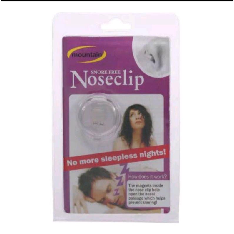 alat anti ngorok anti dengkur snore free noseclip