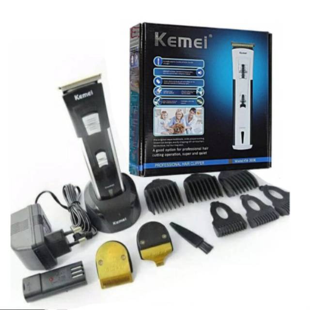 Kemei KM-3006 Hair Clipper 3 in 1 Rechargeable Alat Mesin Cukur Rambut Bayi Dewasa