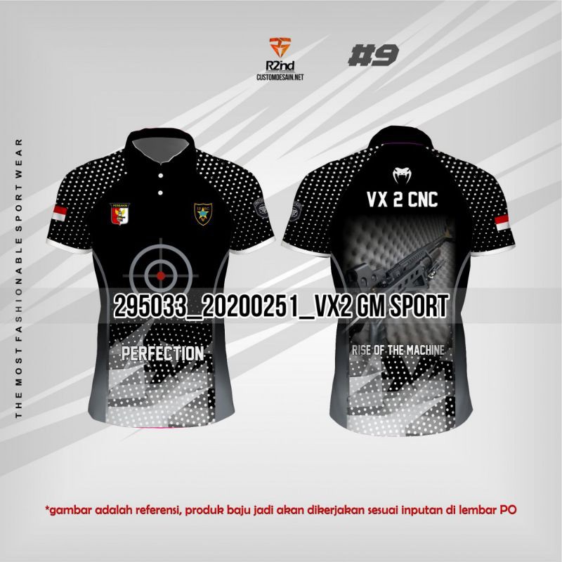 kaos Poloshirt PCP cobra vx2 cnc