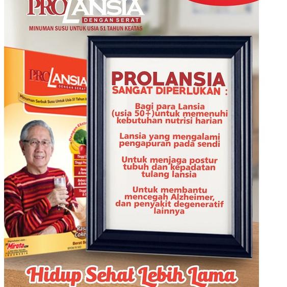 

[PRODUK C66M9] Prolansia 200 Gram Susu Lansia BP8