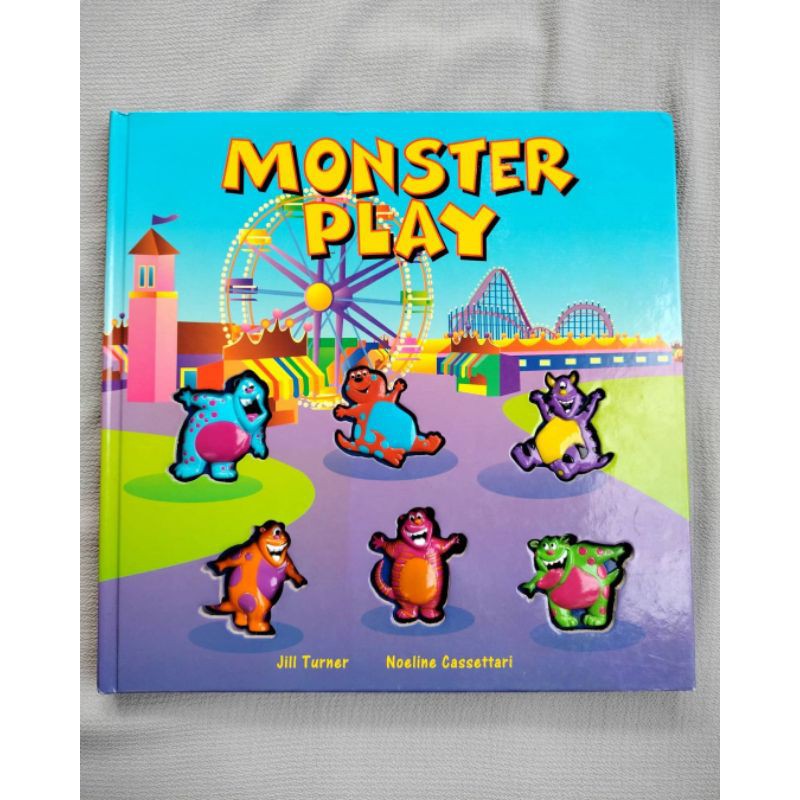 Buku Anak Board Book Games MONSTER PLAY (preloved)
