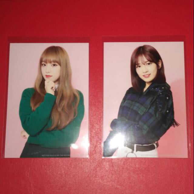 [Official] IZ*ONE IZONE Raw Photo PP PhotoPack Photo Pack Album Reguler Yujin Yena Yu Jin Ye Na