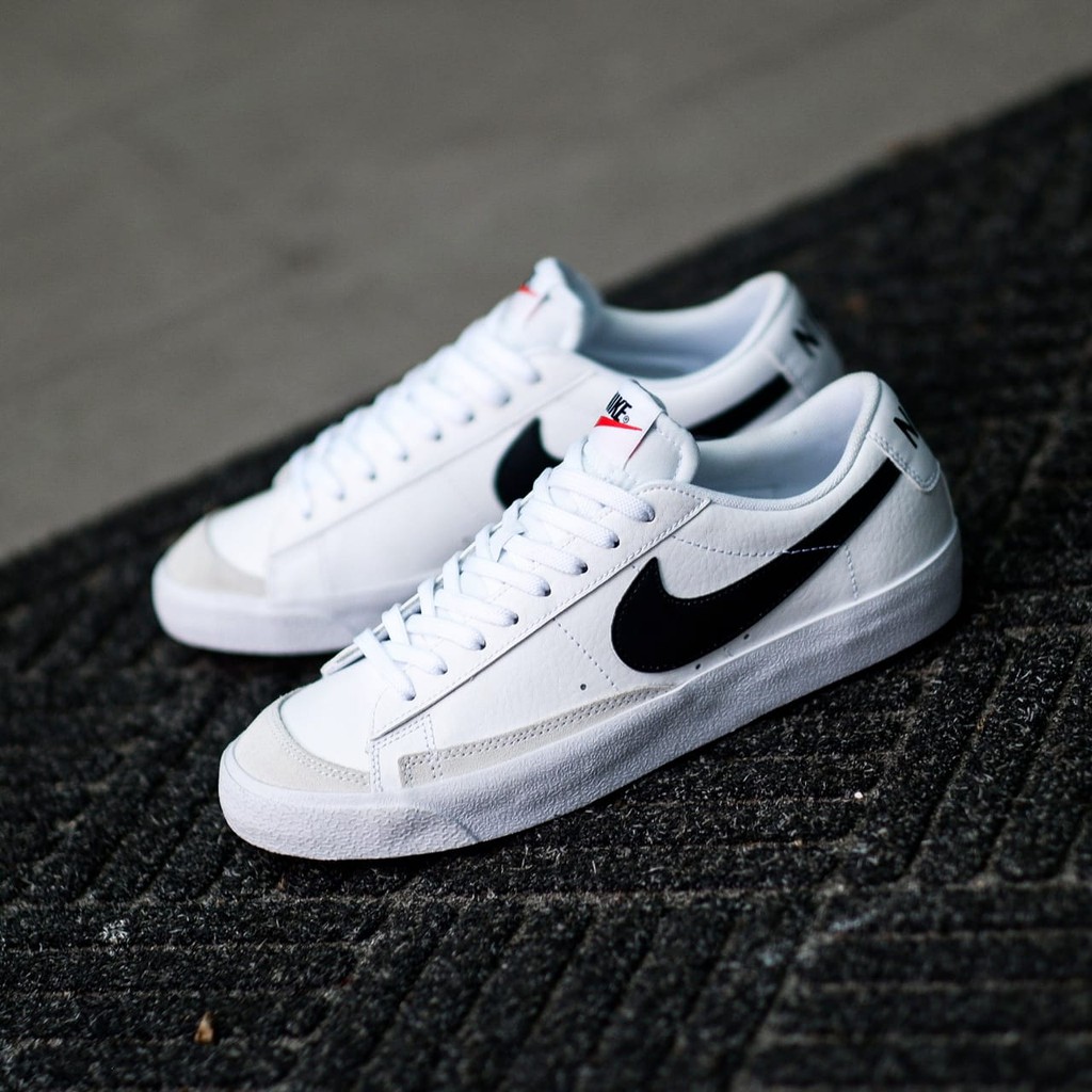 NIKE BLAZER LOW WHITE BLACK Original