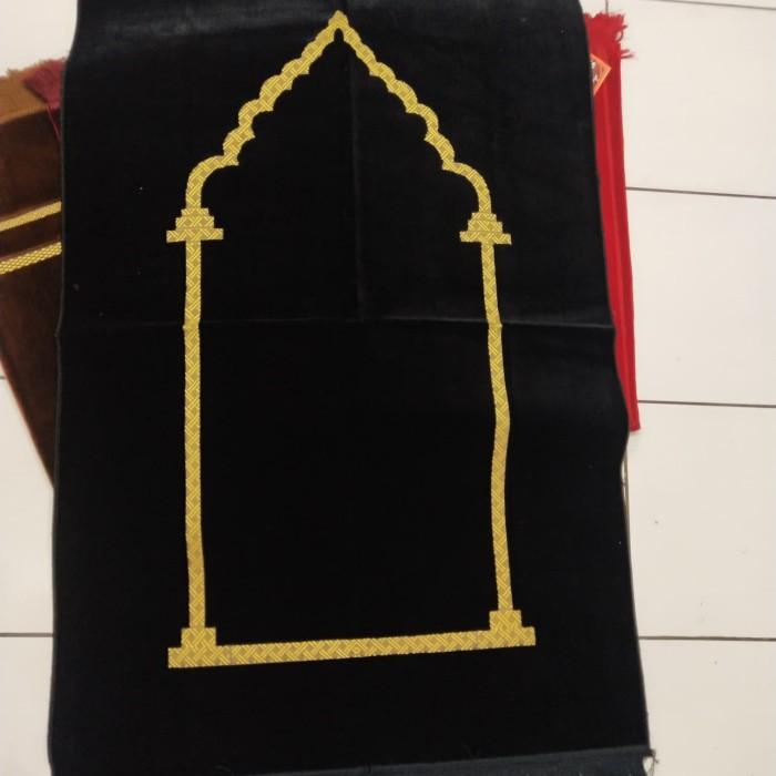 sajadah polos turki bahan bludru vicose