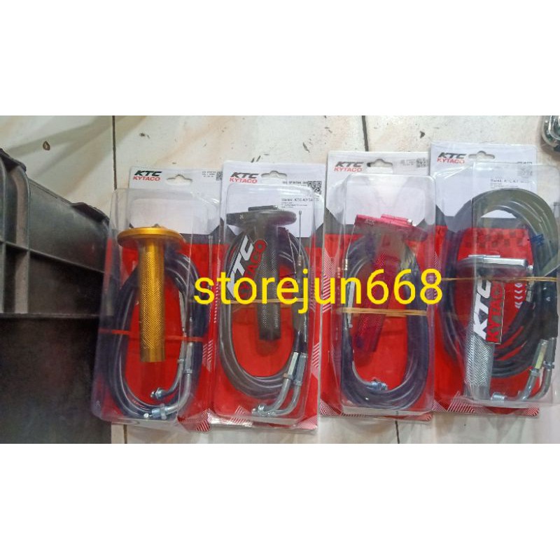 gas spontan ktc kytaco kitaco gas spontan universal BLACK nmax ninja aerox R15 R25 CBR
