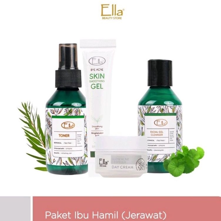 Paket ibu hamil bruntus / jerawat Ella skincare