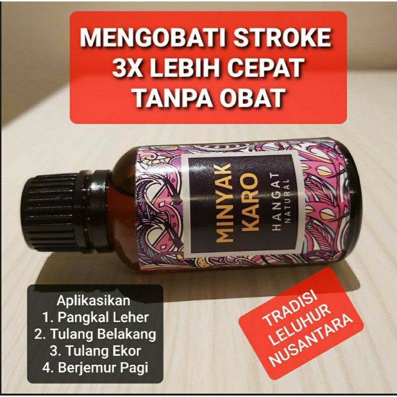 MinyaK Karo Mengatasi STROKE