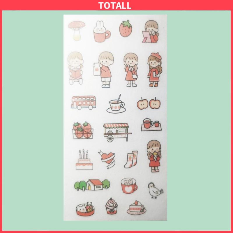 COD Stiker Motif Emoji Untuk Dekorasi Handphone / Diary DIY-Totall