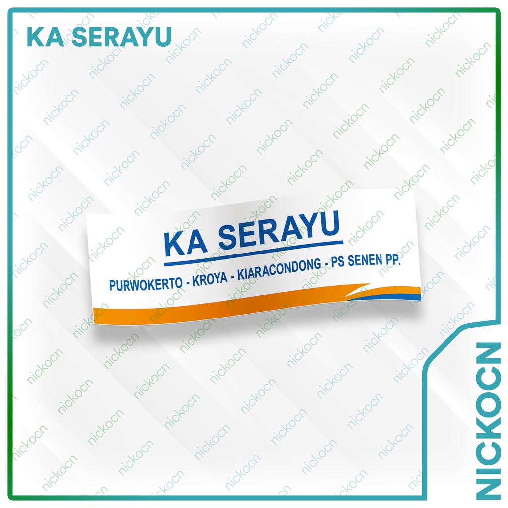 

Stiker Plat KA 2013
