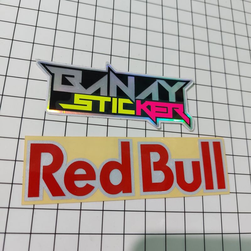 STICKER RED BULL CUTTING