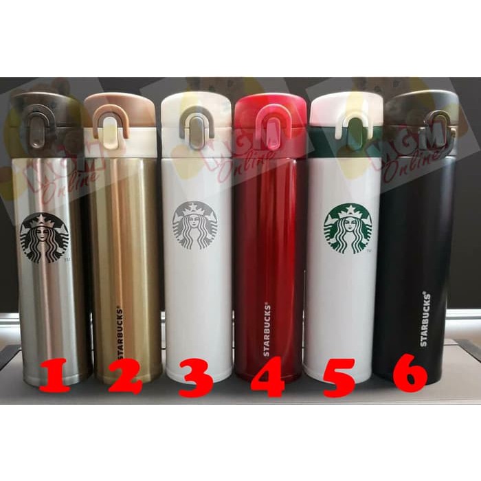 Starbucks Tumbler Tall 400ml / Termos Air Panas Starbucks