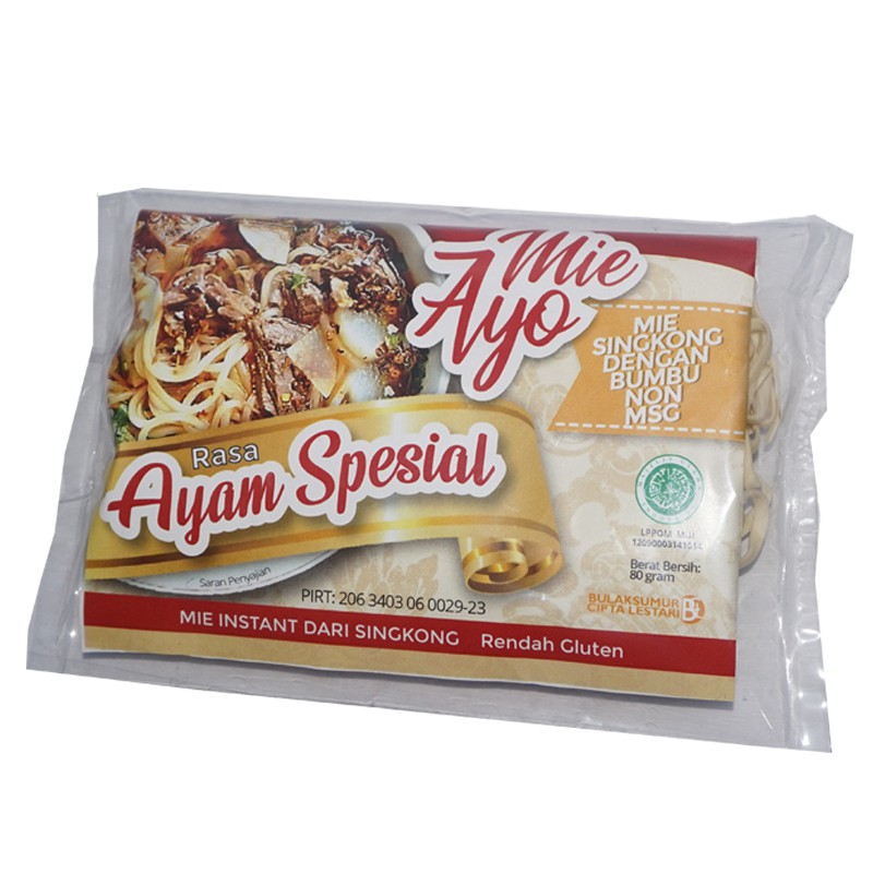 

Mie AYO Ayam Spesial - Mie Instan Singkong Non MSG