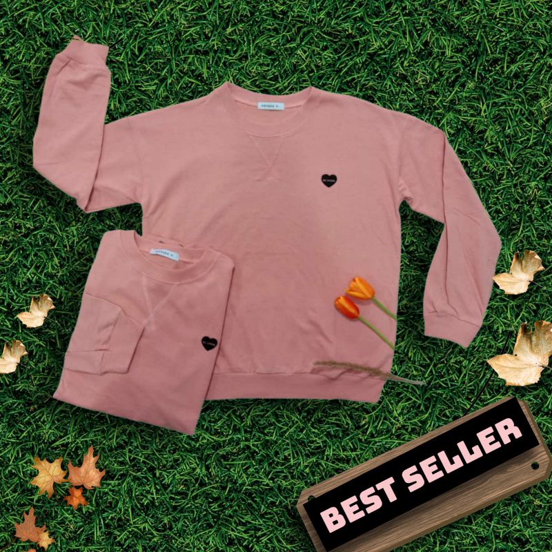 sweater Nevada cewek polos sweater nevada