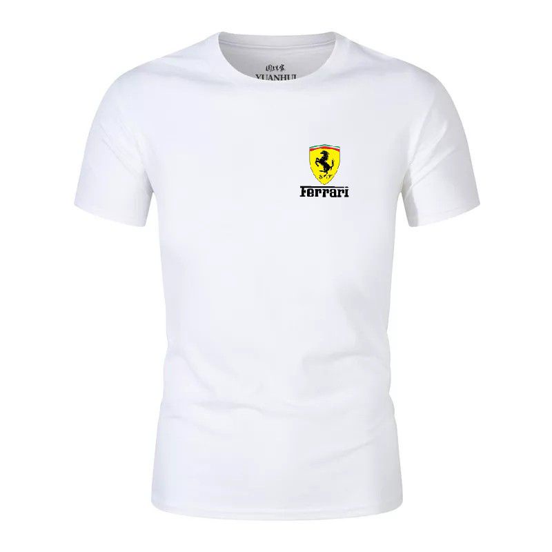 Hokyshop92 Kaos Pria Distro Ferrari Lengan Pendek Baju Oblong Pakaian Lelaki Dewasa Tshirt Cod