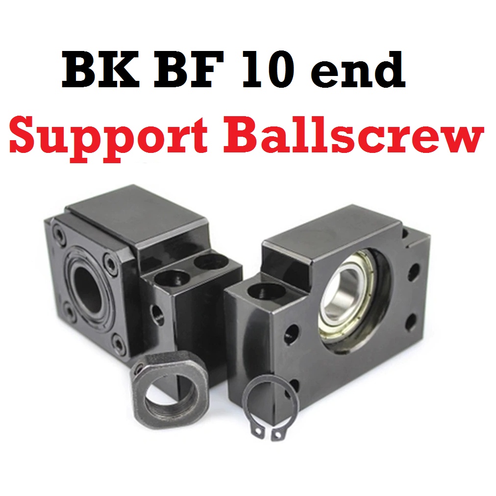 [HAEBOT] BK10 BF10 BK BF 10 End Support Dudukan Ballscrew Ball Screw Pillow Bearing Block 10mm Holder Shaft Screw