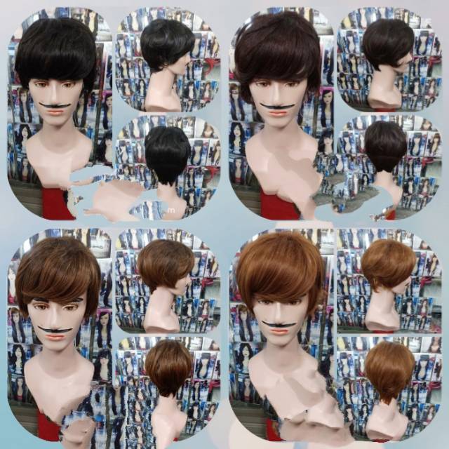 WIG COWOK /WIG PRIA /WIG MURAH /RAMBUT PALSU PRIA