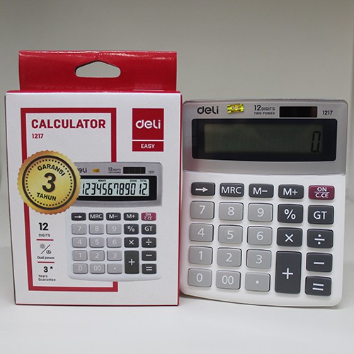 

Deli Kalkulator Deli 1217 Electronic Calculator