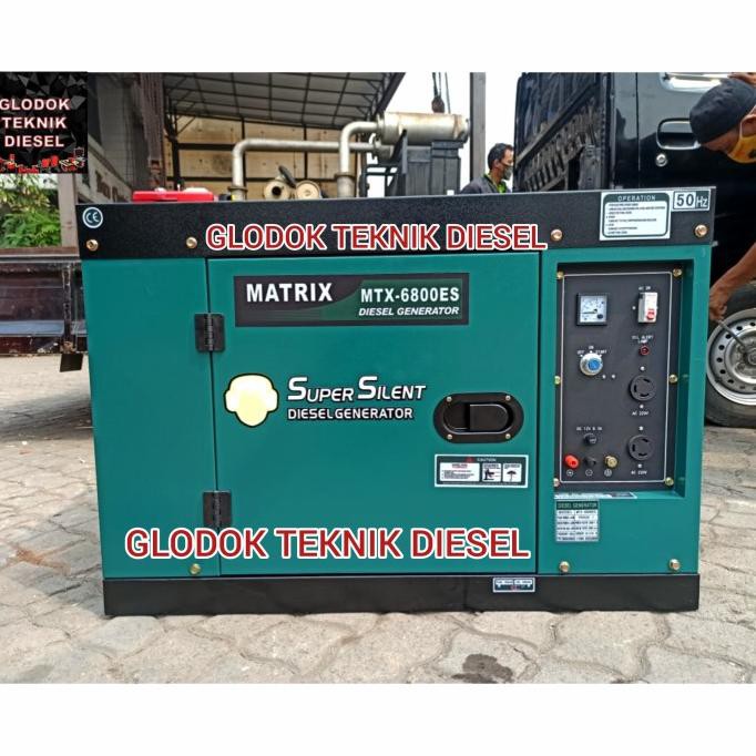 Diesel Genset Silent 5000 Watt Generator Listrik Silent Solar 5 Kw