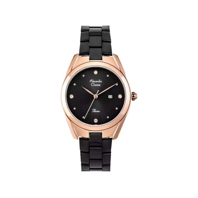 Alexandre Christie AC 2789 LDBBRBA Jam Tangan Wanita Stainless