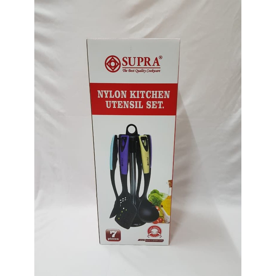 Supra Spatula Set Nylon Kitchen Tools Multi Color