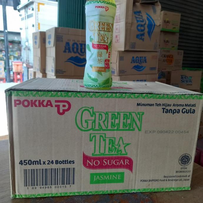 

[ COD ] Pokka Green Tea Jasmine No Sugar 450 ml DISKON Kode 32