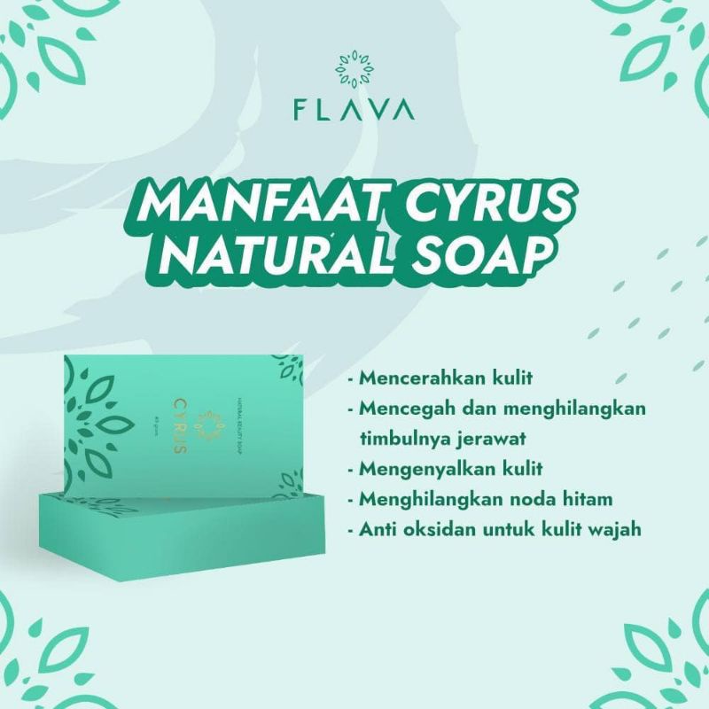 PROMO,, Sabun Cyrus Pemutih Wajah dan Penghilang Jerawat Ampuh / Sabun Jerawat / Sabun Flek Hitam