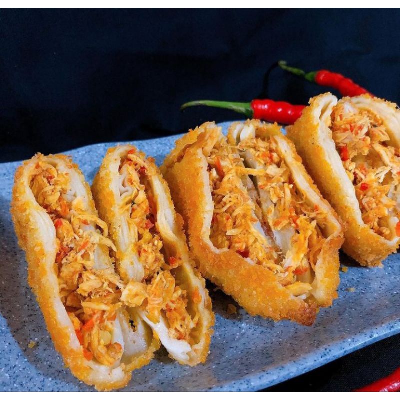 

Risol Ayam Suwir Pedas isi 10