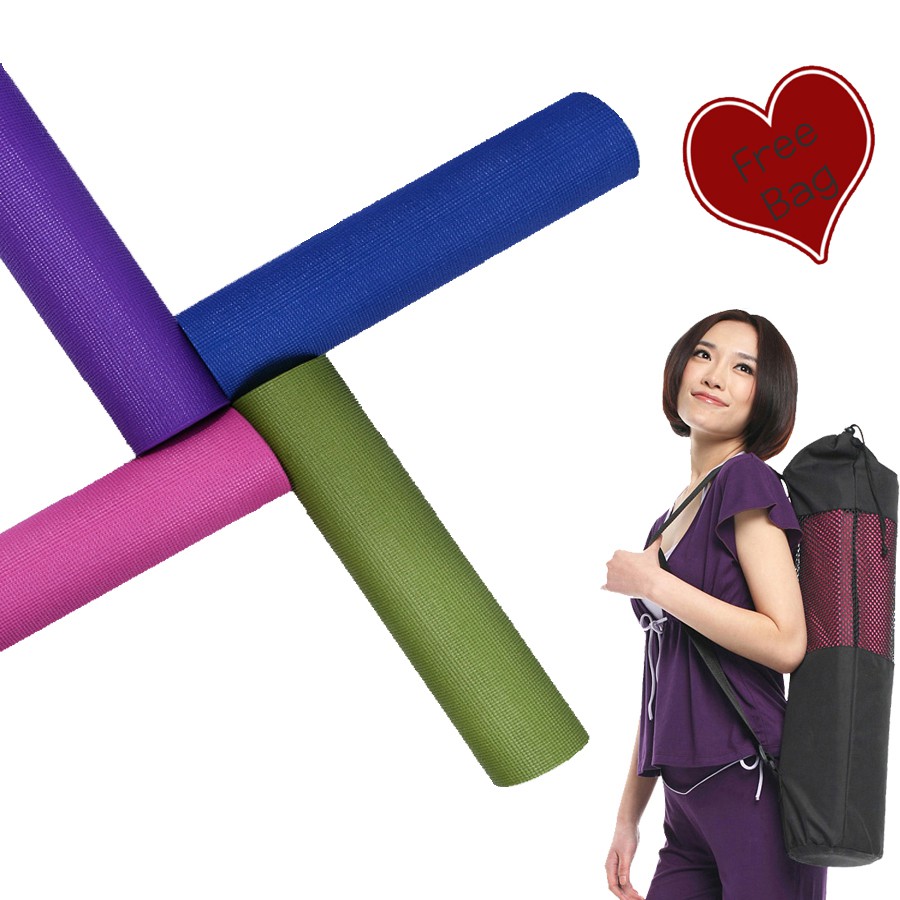 Matras Yoga Mat NBR S03 Alas Olahraga Karpet Senam Fitness Yoga Matras - Pabrikwallstiker