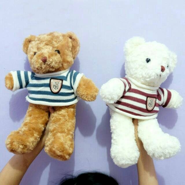 Boneka Teddy Bear Sweater Esklusif teddy Boneka teddy bear sweater amerika usa 25cm beruang