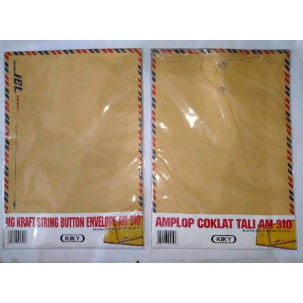

1PAK AMPLOP COKLAT TALI ISI 10 PCS