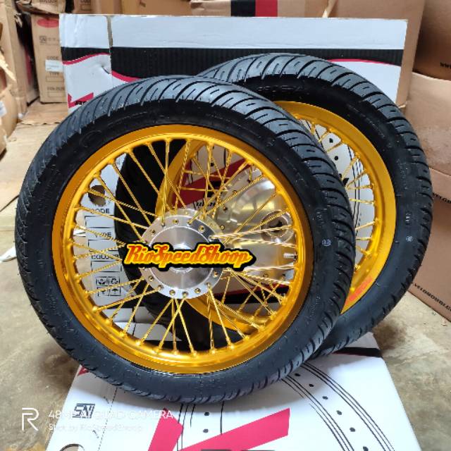 Velg Variasi Ring14 JariJari Vario-Scoopy-Beat-Genio Paketan Plus Ban