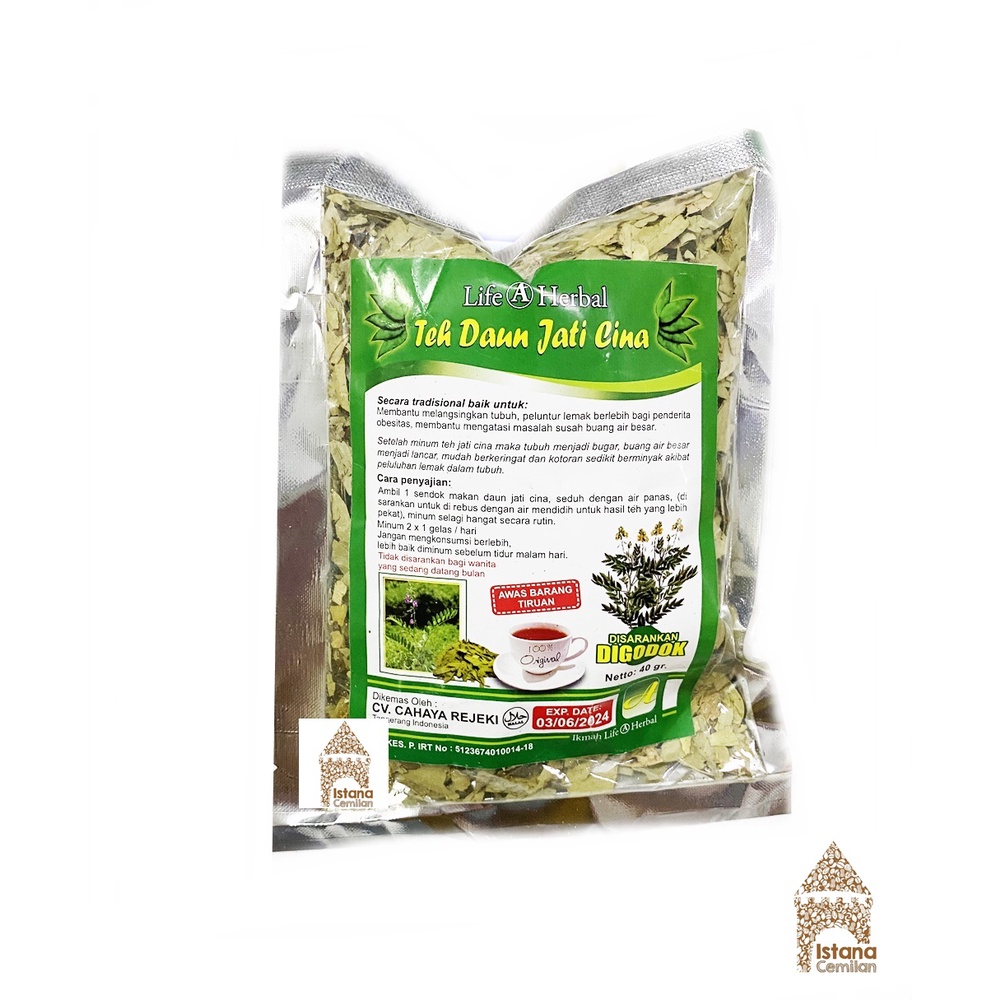 

Teh Daun Jati Cina China Life A Herbal Teh / Obat Diet 40 Gram