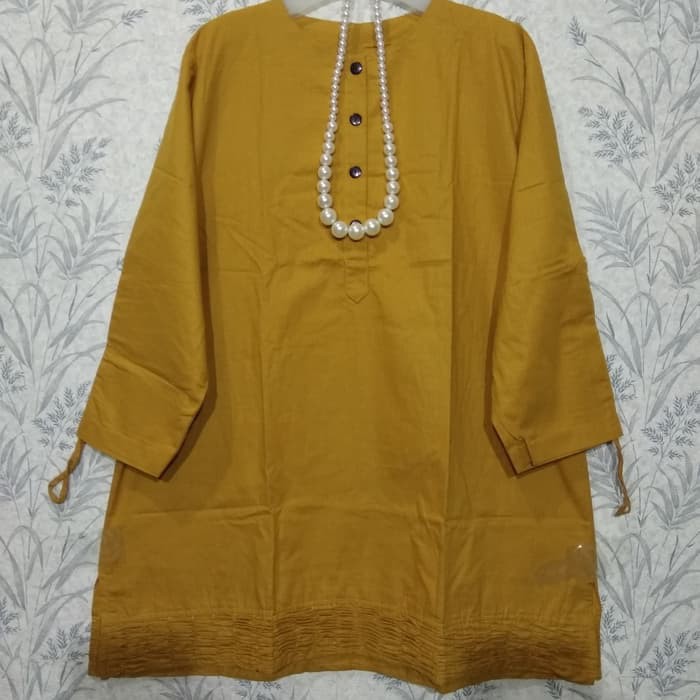 tunik katun cigarret jumbo atasan big size blouse ukuran besar