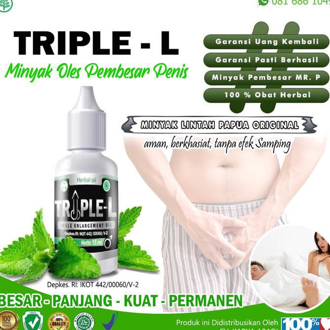 TRIPLE L - Minyak Lintah Hitam Obat Herbal Pembesar Alat-Vital Pria