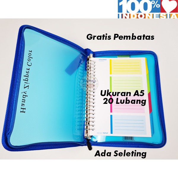 

Eklusif Binder A5 / Binder Note Reseleting A5 20 Lubang / Binder Reseleting Terlaris