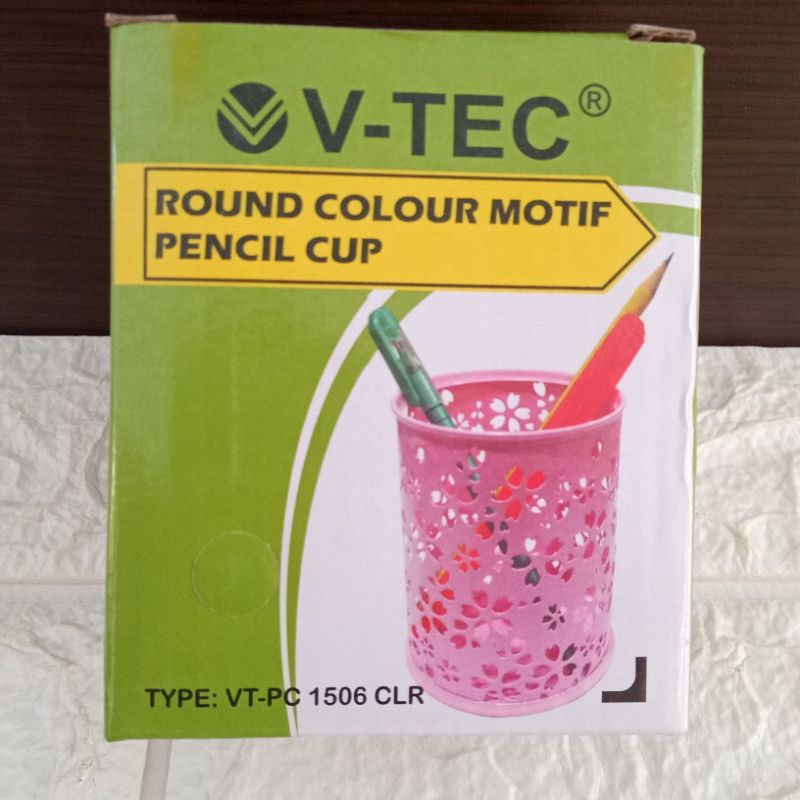 

Pensil Cup/Tempat Alat Tulis Motif V-Tec