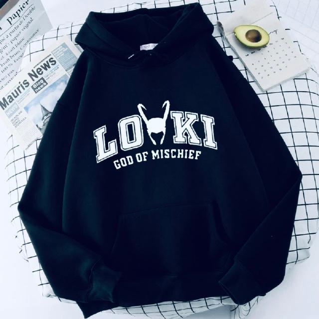 LOKY Jumper Hoodie II Sweater Hoodie AVANGER II Sweter Oblong Topi II SIZE M - XL ( Pria &amp; Wanita / Anak &amp; Dewasa )