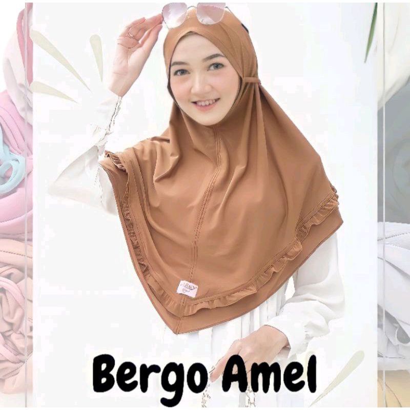 (Original Arey) Jilbab Bergo Amel by Arey Hijab // Jersey Irish