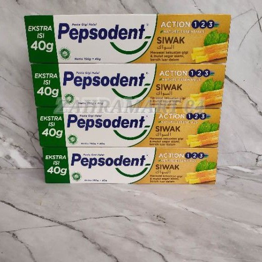 Pepsodent Pasta Gigi Action 123 SIWAK 150+25g