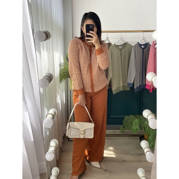 Jeya Cardigan set kulot Knit Ara