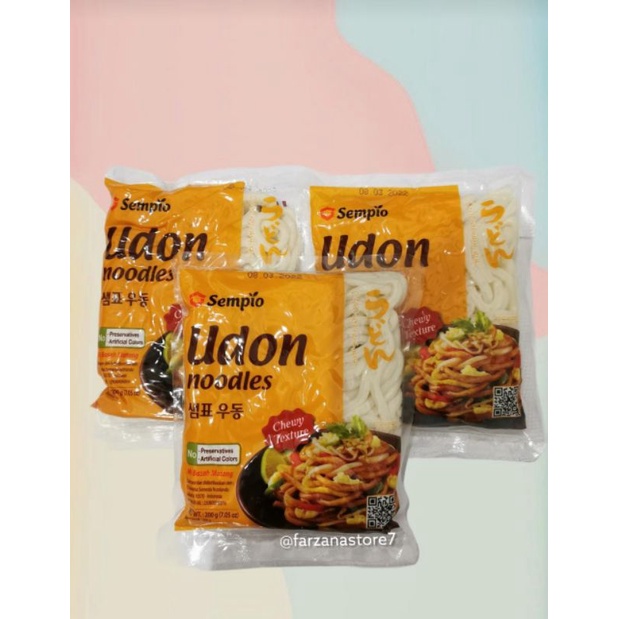

Sempio Mie Udon Basah Plain 200 gr Halal
