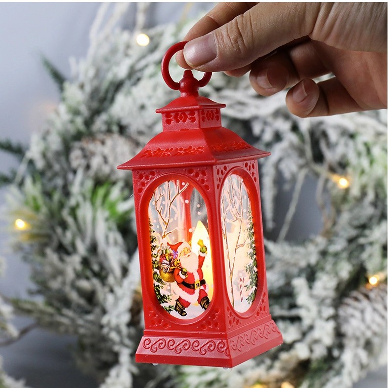 New Lentera Led Motif Natal Soevenir Christmas Lilin Elektrik Murah