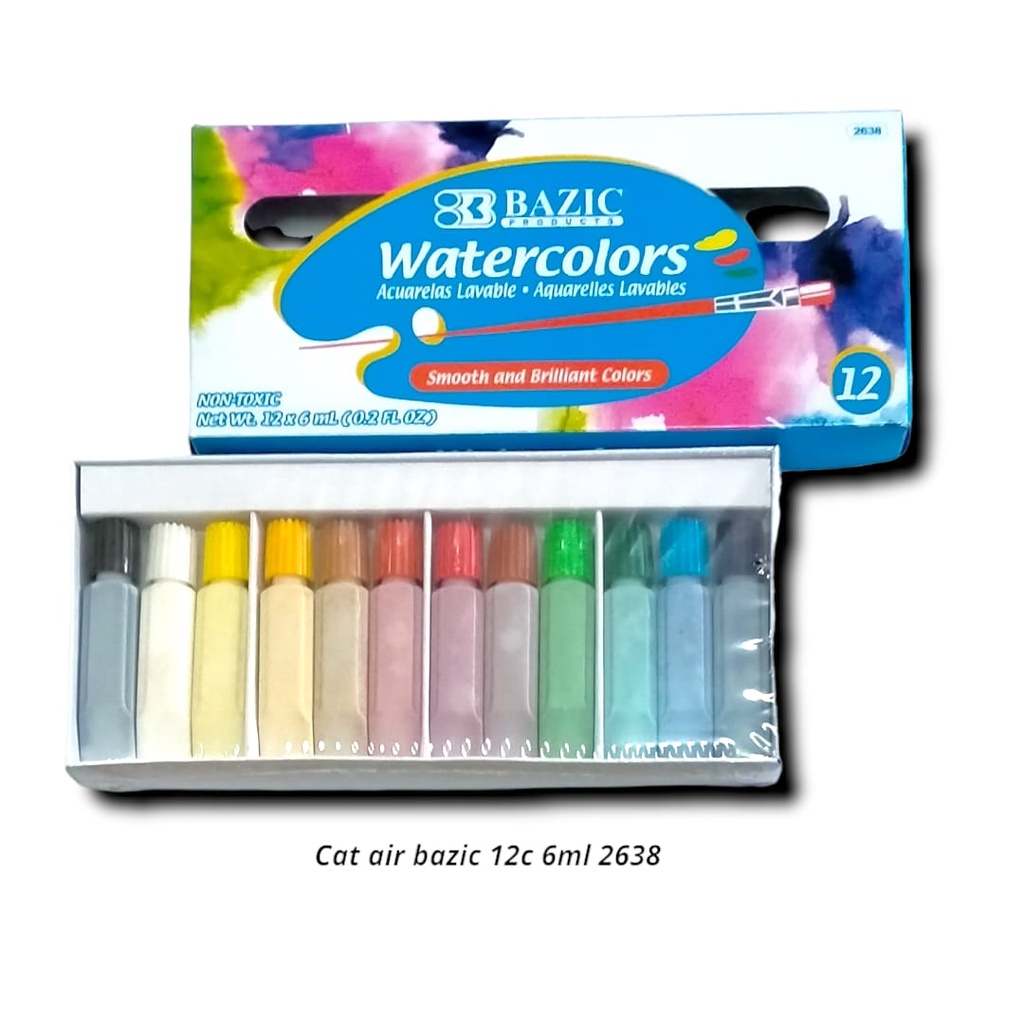 

CAT AIR SET 12 WARNA 6 ML WATERCOLOR SET