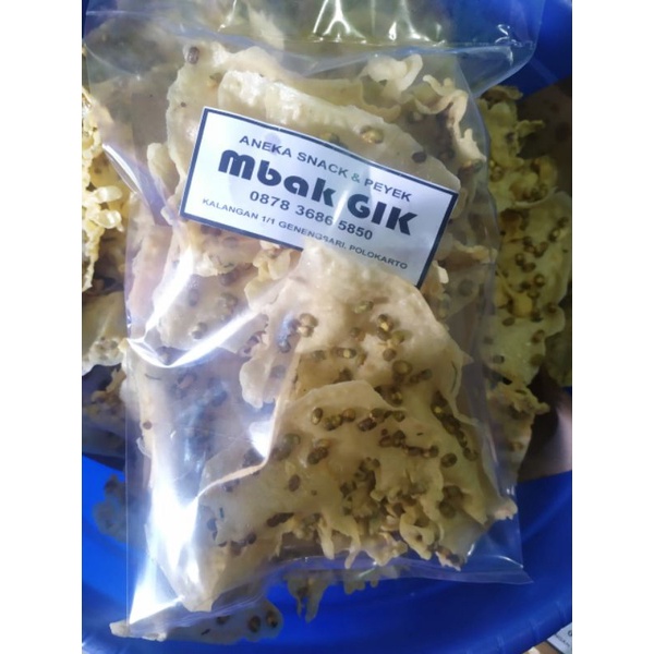 

Peyek kacang ijo (Renyah & Gurih) Harga murah , Barang berkualitas pastinya