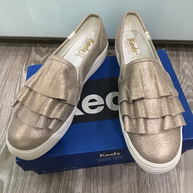 Keds triple ruffle gold ORI