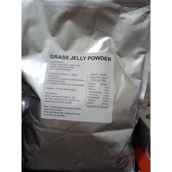 

grass jelly powder