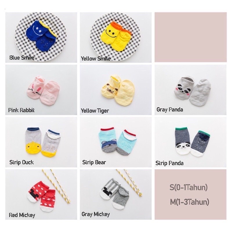 Kaos kaki anak bayi non-slip katun/ baby socks