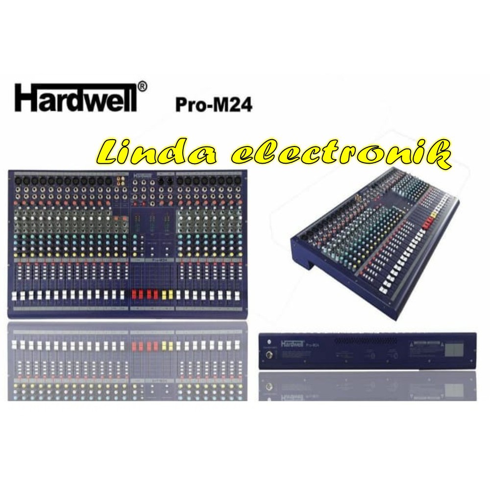 Mixer Audio Hardwell Pro M24 Original 24 Channel Prom24
